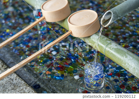 Nara Okadera (Ryugai-ji) Chozuya (purification fountain) 119200112