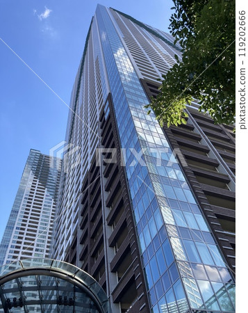 Tower mansion and sky Tower mansion and sky 119202666