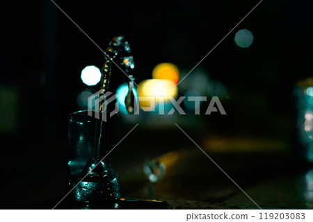 Water and bokeh balls 119203083