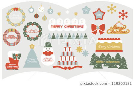 Christmas frame set Christmas frame set 119203181