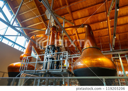 Scenery of a distillery in Hokkaido 119203206
