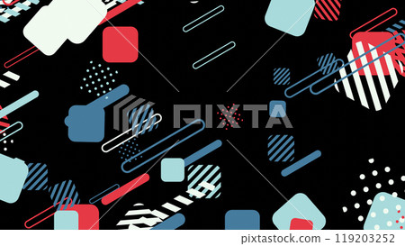 Particles VJ Shapes Pop Colorful Pastel [Another version available] 119203252