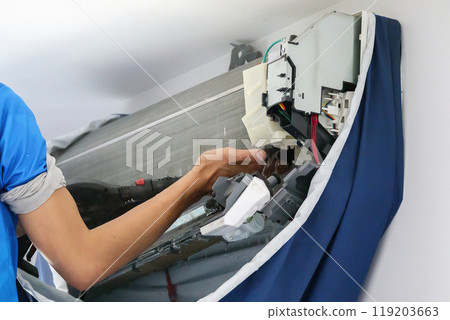 air conditioning cleaning service with water spray air conditioning cleaning service with water spray 119203663