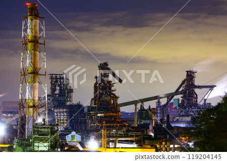 吳工廠工廠夜景 吳工廠工廠夜景 119204145