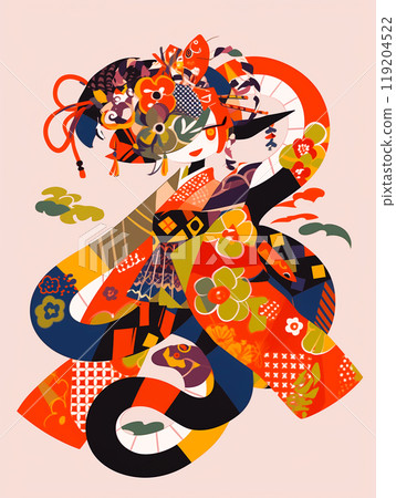 新年賀卡材料蛇年新年賀卡模板 新年賀卡材料蛇年新年賀卡模板 119204522