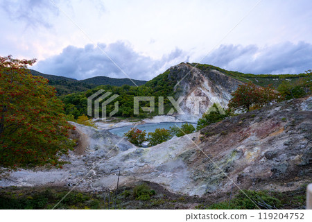 Scenery of Oyunuma, Noboribetsu Onsen, Hokkaido Scenery of Oyunuma, Noboribetsu Onsen, Hokkaido 119204752