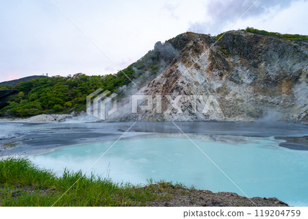 北海道登別溫泉大湯沼風景 119204759