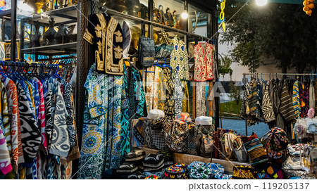 Tashkent, Uzbekistan- 09252024: Arbat street in the city, Broadway Alley Tashkent, Uzbekistan- 09252024: Arbat street in the city, Broadway Alley 119205137