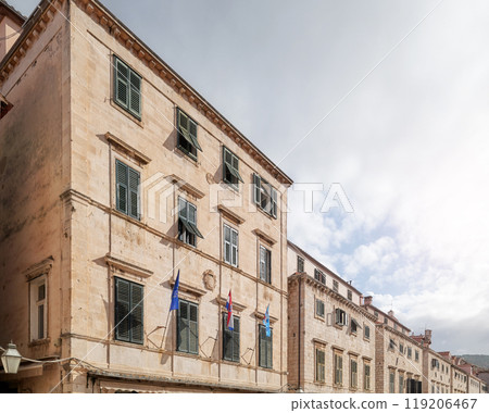 Buildings in the old town of Dubrovnik, Croatia. 119206467