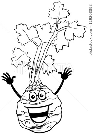 happy cartoon celery vegetable character coloring page happy cartoon celery vegetable character coloring page 119208898