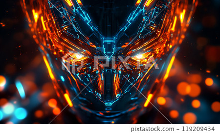 Cyber Metal Warrior 119209434