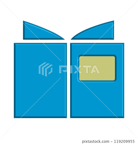 Illustration Vector graphic of book icon template Illustration Vector graphic of book icon template 119209955
