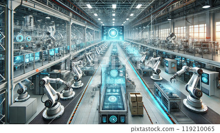 Image of a future industrial robot 119210065