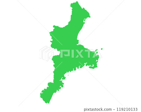 Slightly loose Mie prefecture map 119210133