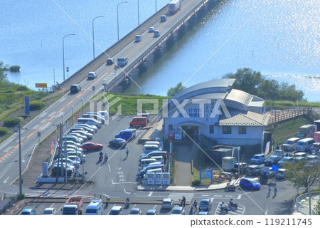 霞浦大橋與道之驛玉造 茨城縣行方市的旅遊設施 霞浦大橋與道之驛玉造 茨城縣行方市的旅遊設施 119211745