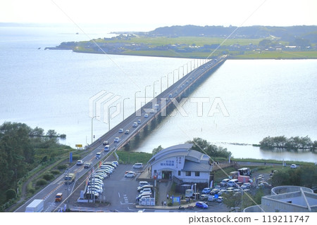 霞浦大橋與道之驛玉造 茨城縣行方市的旅遊設施 霞浦大橋與道之驛玉造 茨城縣行方市的旅遊設施 119211747