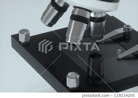 white, researching, illustration 119214205