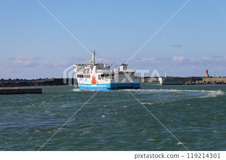 （北海道羽幌町）從羽幌港出發前往屋尻島、天利島的渡輪 119214301