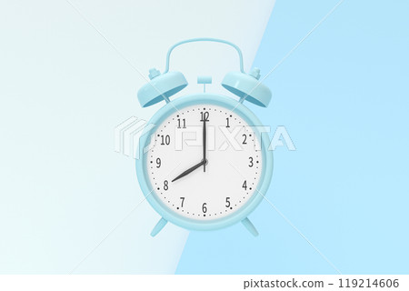 Classic alarm clock, concept of time, 3d Classic alarm clock, concept of time, 3d 119214606