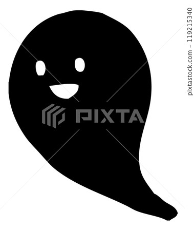 鬼魂的印刷風格向量插圖 119215340