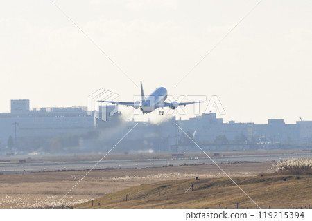 Airplane takeoff Airplane takeoff 119215394