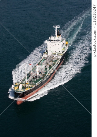 A chemical tanker passing through the Kurushima Strait A chemical tanker passing through the Kurushima Strait 119216247