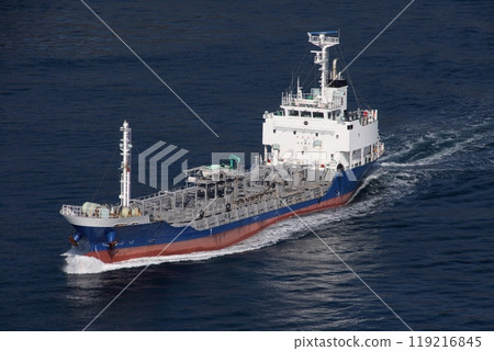 A chemical tanker approaching the Kurushima Strait A chemical tanker approaching the Kurushima Strait 119216845
