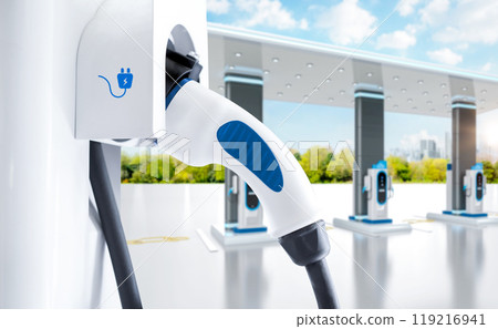 Ev charging stations or electric vehicle recharging stations 119216941