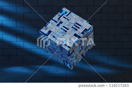 chip, brickwork, light 119217263