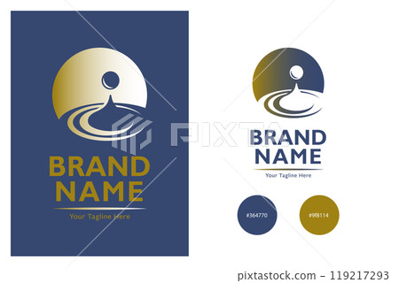 Beauty and spa ornament logo symbol template 119217293