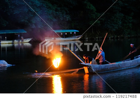 嵐山鸕鶿捕魚,夏季傳統 嵐山鸕鶿捕魚,夏季傳統 119217488