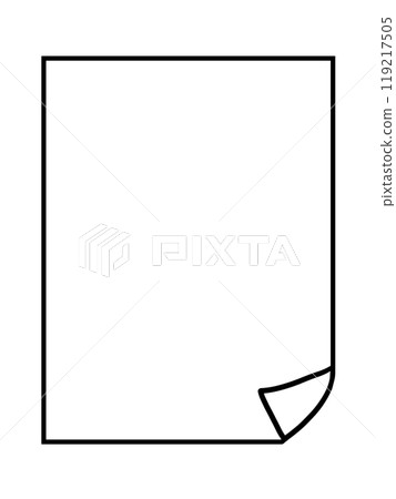 簡單的右摺紙（僅限畫線） 119217505