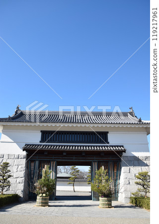 日本新年的「門松」裝飾品(有門松裝飾品) 日本新年的「門松」裝飾品(有門松裝飾品) 119217961