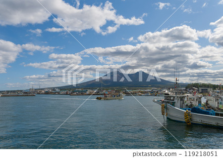 擁有藍天的漁港 擁有藍天的漁港 119218051