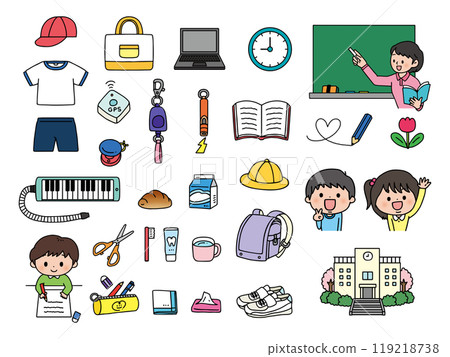 小學項目各種插圖集 119218738