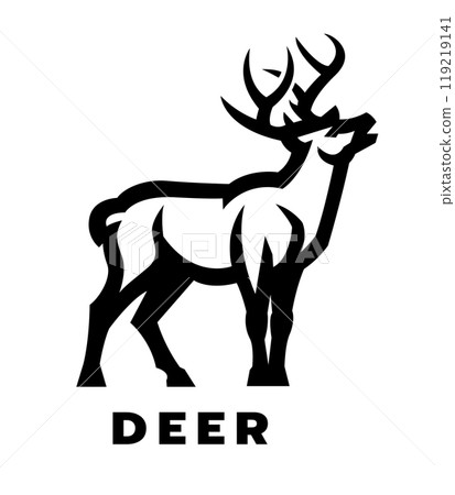 Deer logo, symbol. Deer logo, symbol. 119219141
