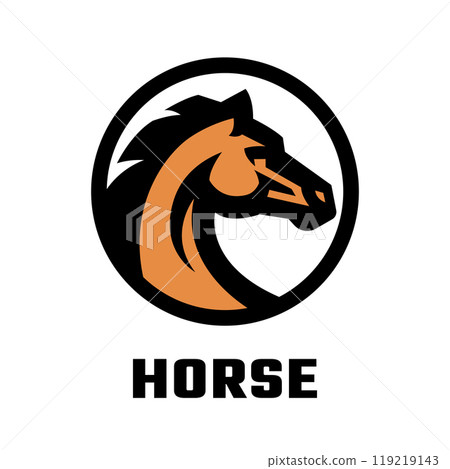 Horse logo, symbol. 119219143