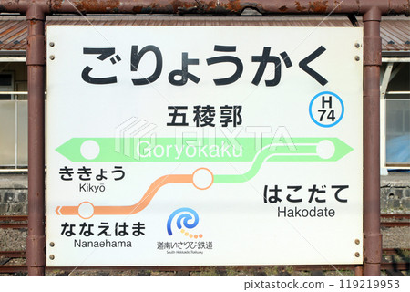 五稜郭站 JR 五稜郭站 五棱郭 H74 函館本線 北海道南伊佐裡鐵道 119219953