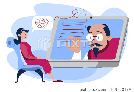 Online psychologist therapy session for patient 119220159