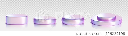 Hologram product podium for promo and presentation 119220198