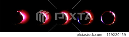 Solar or moon eclipse sprite sheet Solar or moon eclipse sprite sheet 119220439