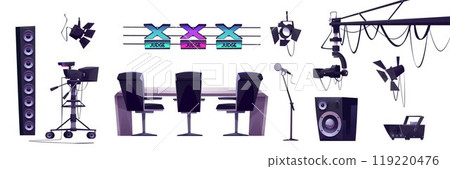 Talent show equipment for tv broadcast and record 119220476