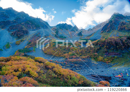 [絕美秋景] 唐澤捲毛與紅葉的絕景[長野縣] 119220866