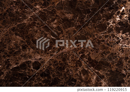 Emperador Dark Marble background, new texture in brown tone for interior. 119220915