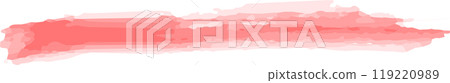 紅線標示水彩插畫素材 119220989