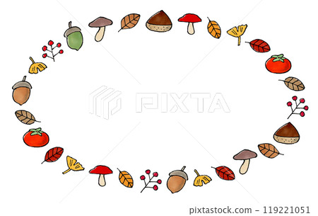 Autumn plants Copy space 119221051