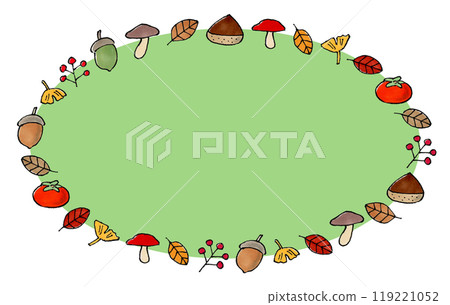 秋季植物複製空間（綠色） 119221052