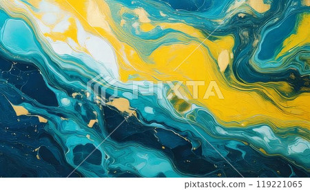 《AI Image》Colorful marbling background material 119221065
