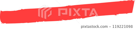 Red line marker illustration material 119221098