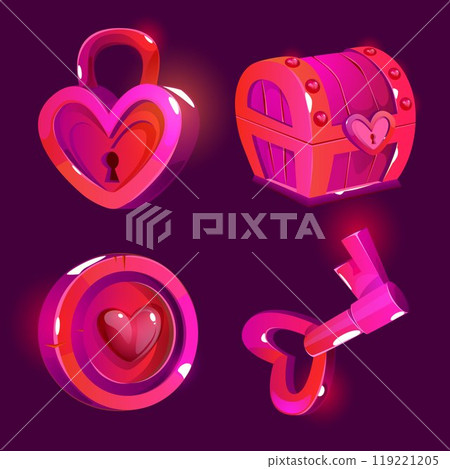 Heart shape assets collection 119221205